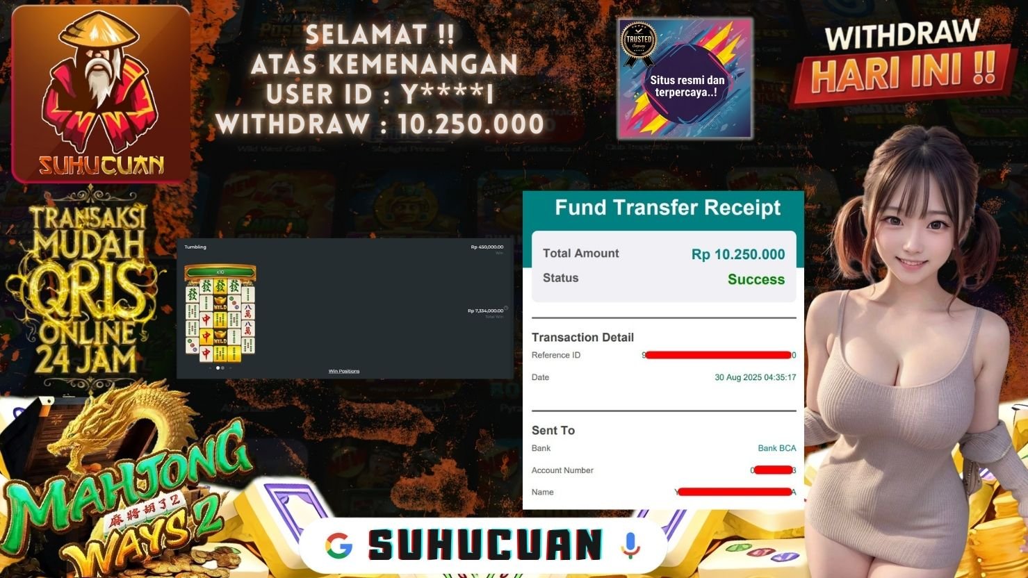 SUHUCUAN JACKPOT SLOT MAHJONG WAYS 2